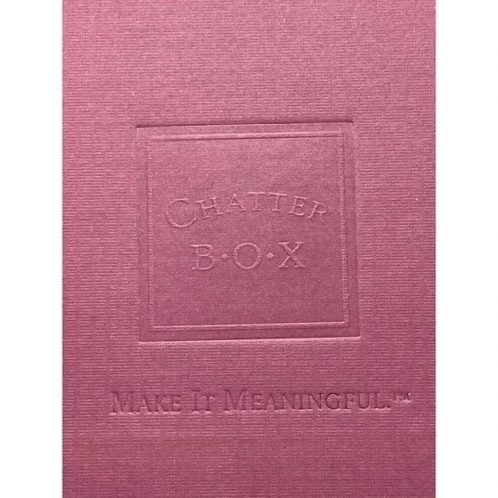 ChatterBox Postbound 8 x 8‎ inch Scrapbook Pink Green Stripe New Open Package​​
